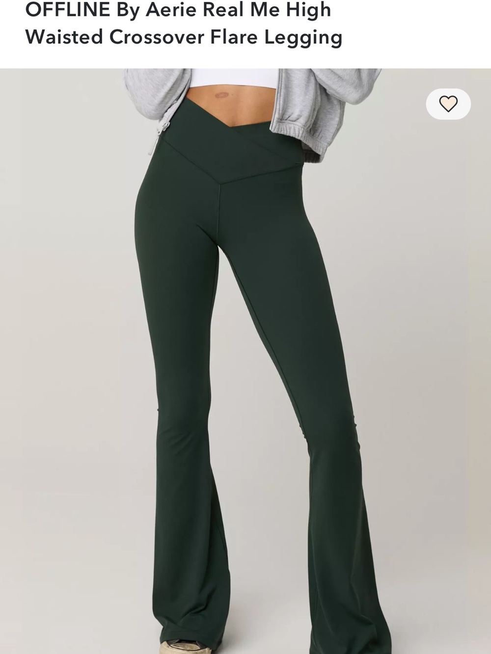 OFFLINE by Aerie Real Me High Waisted Flare Leggings – XS